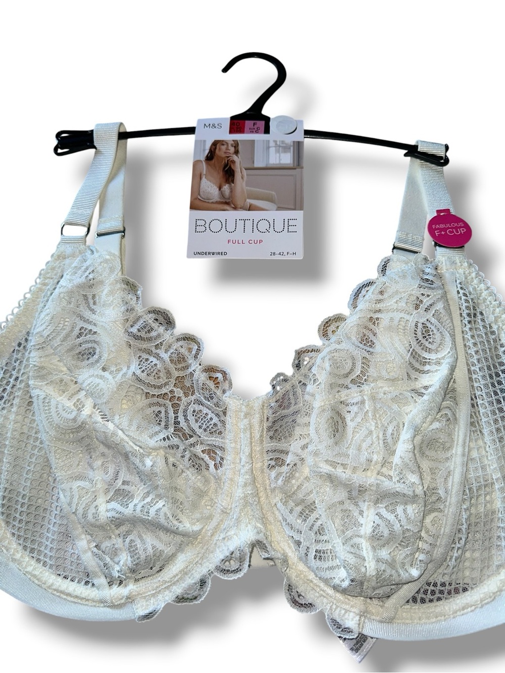 Marks & Spencer 40F M&S Boutique Full Cup Underwired Bra Embroidered Luxury